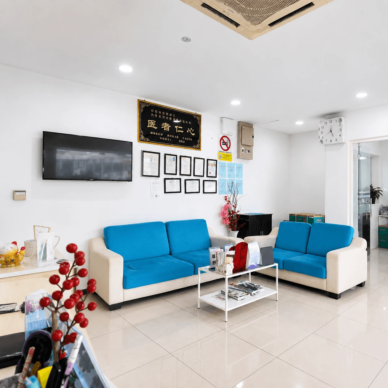 Patient waiting area at Tooth Buddy Dental Clinic Banting